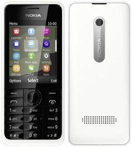 NOKIA 301 SINGLE SIM WHITE GR