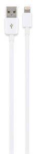 GOOBAY 43320 LIGHTNING  USB SYNC & CHARGING CABLE FOR IPOD/IPHONE/IPAD WHITE