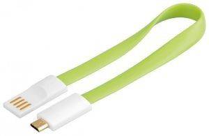 GOOBAY 95908 MAGNET CABLE USB A PLUG TO USB MICRO B PLUG GREEN