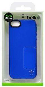 BELKIN F8W093VFC02 TPU GRIP SHEER CASE FOR IPHONE 5 BLUE