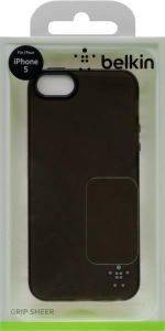 BELKIN F8W093VFC00 GRIP SHEER CASE FOR IPHONE 5 BLACK BELKIN F8W093VFC00 GRIP SHEER CASE FOR IPHONE 5 BLACK