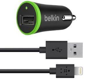 BELKIN F8J026BT04-BLK MINI CAR CHARGER 5V 1A FOR IPHONE 5 BLACK