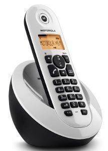 MOTOROLA C601 SINGLE DIGITAL CORDLESS PHONE WHITE