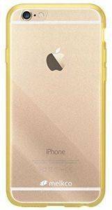 ���� FACEPLATE MELKCO APPLE IPHONE 6 POLYULTIMA CLEAR-YELLOW + SCREEN PROTECTOR
