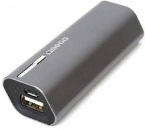 OMEGA POWERBANK 42347 2200MAH 5V 1A ALUMINIUM GREY