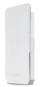 PURO IPHONE 5 ECO-LEATHER COVER FLIP ULTRA SLIM WHITE