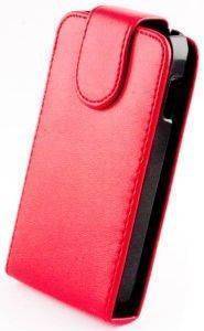 LEATHER CASE FOR IPHONE 5/5S -RED