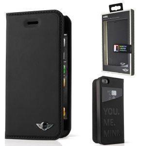 MINI TPU BOOK CASE FOR IPHONE 5/5S BLACK