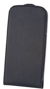 FLIP CASE LEATHER PREMIUM FOR IPHONE 5/5S BLACK