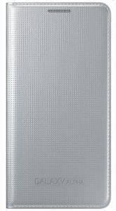 SAMSUNG FLIP CASE EF-FG850BS FOR GALAXY ALPHA G850 SILVER