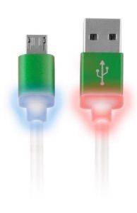 FOREVER MICRO USB CABLE GREEN LED METAL BOX FOREVER MICRO USB CABLE GREEN LED METAL BOX