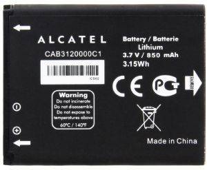 ALCATEL BATTERY BY42 FOR OT-2005D OT-905 850MAH BULK ALCATEL BATTERY BY42 FOR OT-2005D OT-905 850MAH BULK