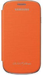 SAMSUNG FLIP COVER EFC-1M7F FOR GALAXY S3 MINI I8190 I8200 ORANGE SAMSUNG FLIP COVER EFC-1M7F FOR GALAXY S3 MINI I8190 I8200 ORANGE