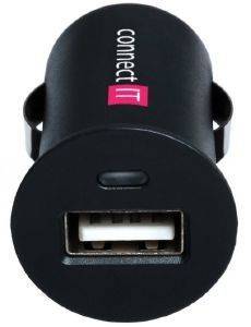 CONNECT IT CI-177 MINI USB CAR CHARGER 1A BLACK