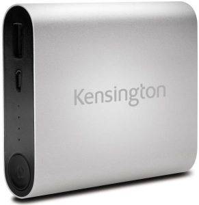 KENSINGTON K38219WW 10400MAH USB MOBILE CHARGER SILVER