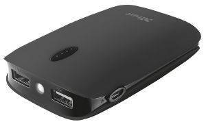 TRUST 20615 LEON POWERBANK 7800 PORTABLE CHARGER BLACK TRUST 20615 LEON POWERBANK 7800 PORTABLE CHARGER BLACK