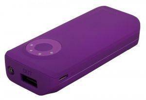 URBAN FACTORY BAT57UF EMERGENCY POWER BANK 5600MAH PURPLE