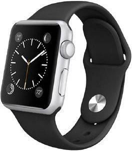 APPLE WATCH SPORT 42MM SILVER ALUMINUM CASE WITH BLACK SPORT BAND