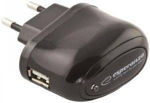 ESPERANZA EZ115 USB TRAVEL CHARGER 1000MA UNIVERSAL ESPERANZA EZ115 USB TRAVEL CHARGER 1000MA UNIVERSAL