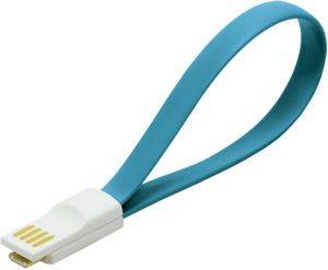 LOGILINK CU0085 MAGNET USB 2.0 TO MICRO USB CABLE BLUE