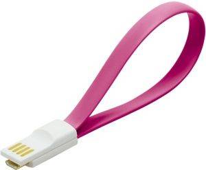 LOGILINK CU0087 MAGNET USB 2.0 TO MICRO USB CABLE PINK