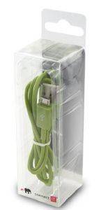 CONNECT IT CI-571 MICRO USB TO USB CABLE COULOR LINE 1M GREEN CONNECT IT CI-571 MICRO USB TO USB CABLE COULOR LINE 1M GREEN