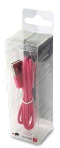 CONNECT IT CI-574 MICRO USB TO USB CABLE COULOR LINE 1M PINK