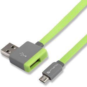 4SMARTS STACKWIRE MICRO-USB DATA CABLE 1M GREEN