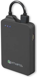 4SMARTS JUICE UP POWER BANK 1600MAH BLACK