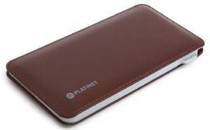 PLATINET 42835 LEATHER POWER BANK 6000MAH POLYMER BROWN + MICROUSB CABLE