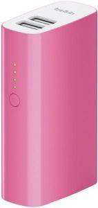 BELKIN MIXIT POWER PACK 4000MAH 2XUSB PINK F8M979BTPNK