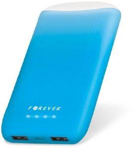 FOREVER TB-011 POWER BANK 8000MAH BLUE WITH TORCH