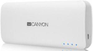 CANYON CNE-CPB100W 10000MAH HIGH CAPACITY POWER BANK WHITE