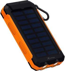 XLAYER POWERBANK PLUS SOLAR 8000MAH BLACK/ORANGE XLAYER POWERBANK PLUS SOLAR 8000MAH BLACK/ORANGE