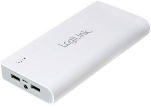LOGILINK PA0086B MOBILE POWER BANK 20000MAH WHITE/GREY LOGILINK PA0086B MOBILE POWER BANK 20000MAH WHITE/GREY