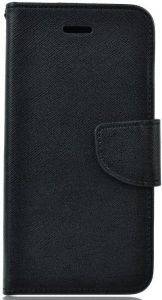 FANCY LEATHER BOOK CASE FOR XIAOMI MI4 BLACK