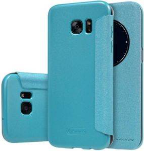 NILLKIN SPARKLE FLIP CASE FOR SAMSUNG GALAXY S7 EDGE BLUE