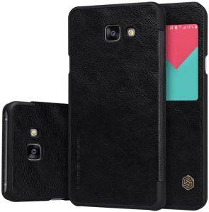 NILLKIN QIN LEATHER FLIP CASE FOR SAMSUNG GALAXY A5 2016 BLACK