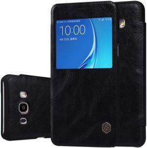 NILLKIN QIN LEATHER FLIP CASE FOR SAMSUNG GALAXY J5 2016 BLACK