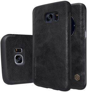 NILLKIN QIN LEATHER FLIP CASE FOR SAMSUNG GALAXY S7 EDGE BLACK