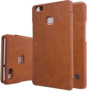 NILLKIN QIN LEATHER FLIP CASE FOR HUAWEI P9 LITE BROWN