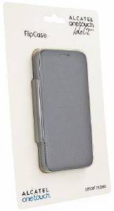 ALCATEL ALCATEL LEATHER FLIPCOVER FC6016 FOR ONE TOUCH IDOL 2 MINI SLATE GREY