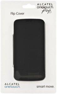 ALCATEL ALCATEL LEATHER FLIPCOVER FC7040 FOR ONE TOUCH POP C7 BLUISH BLACK