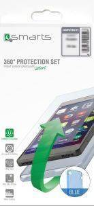 4SMARTS 360� PLASTIC PROTECTION SET FOR SAMSUNG GALAXY J7 2016 J710 BLUE