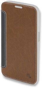4SMARTS FLIP CASE NOORD BOOK FOR SAMSUNG GALAXY S6 EDGE G925 BROWN