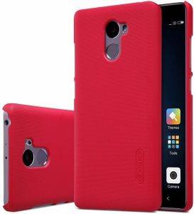 NILLKIN FROSTED TPU BACK COVER CASE FOR XIAOMI REDMI 4 -RED