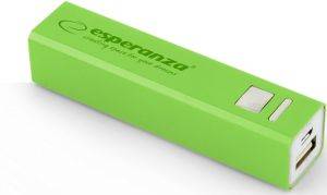 ESPERANZA EMP102G POWER BANK ERG 2400MAH GREEN ESPERANZA EMP102G POWER BANK ERG 2400MAH GREEN