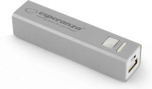 ESPERANZA EMP102S POWER BANK ERG 2400MAH SILVER ESPERANZA EMP102S POWER BANK ERG 2400MAH SILVER