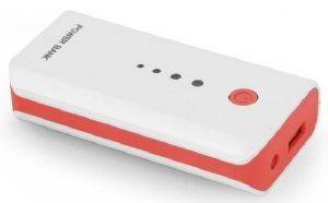 ESPERANZA EMP104WR POWER BANK ELECTRON 5200MAH WHITE/RED ESPERANZA EMP104WR POWER BANK ELECTRON 5200MAH WHITE/RED