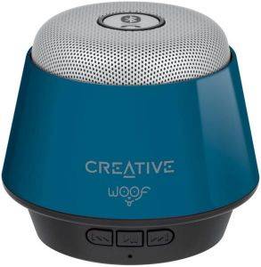 CREATIVE WOOF PORTABLE MICRO WIRELESS SPEAKER BLUE